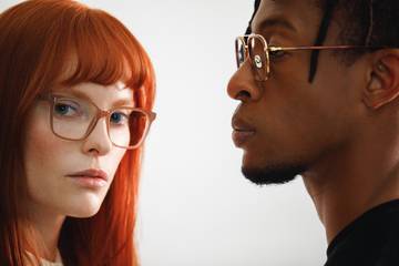 Redhead Glasses Facial