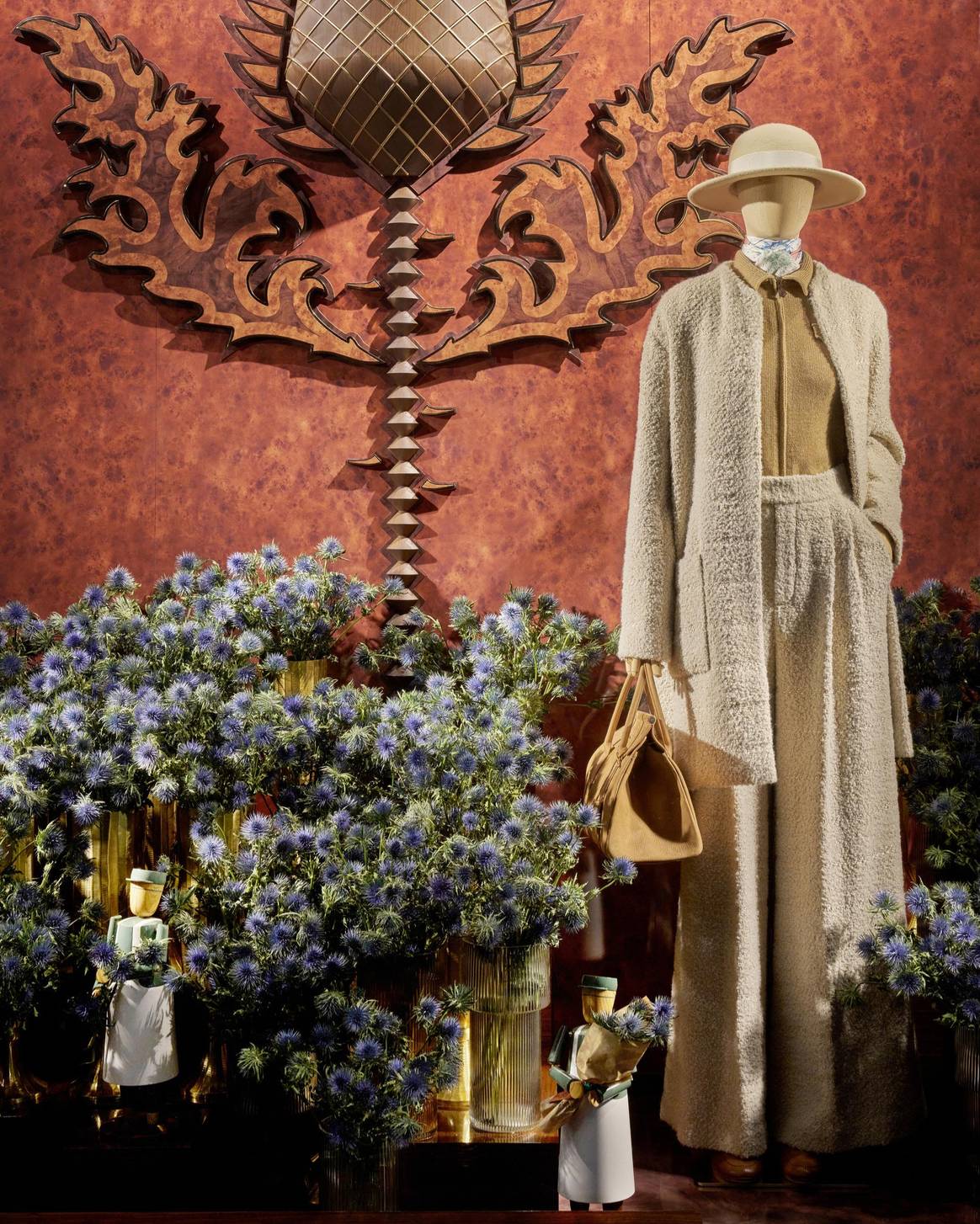 Loro Piana's women's installation at Bergdorf Goodman