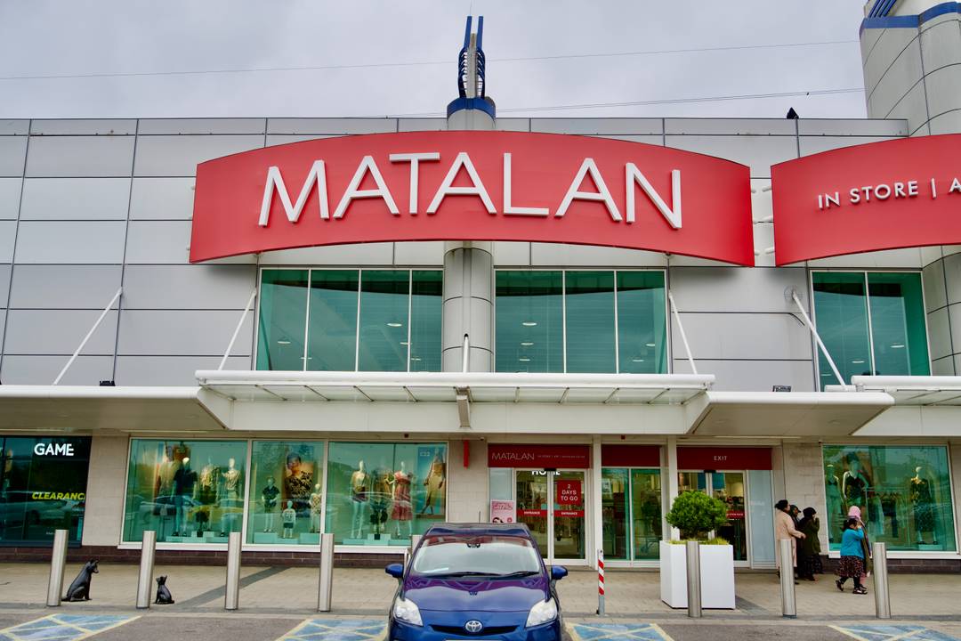 Matalan storefront.