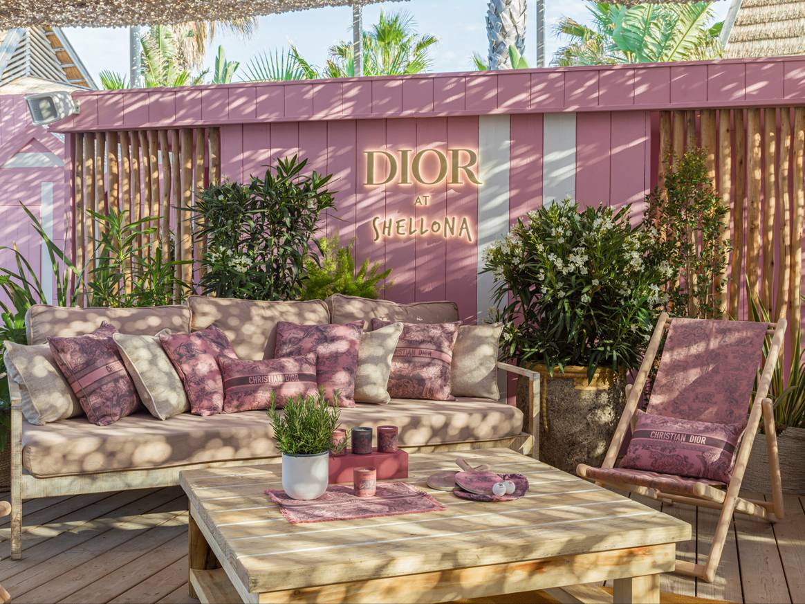 Pop-up store Dior à Saint Tropez. Crédit photo : Dior.