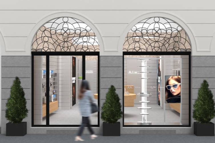 Il pop-up store si trova nel quartiere di Brera, a Milano