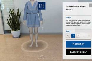 Gap test pilot met augmented reality app