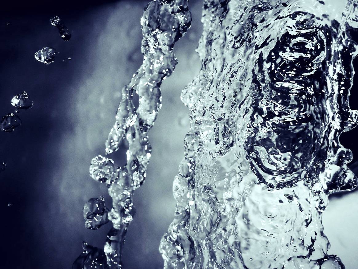 Kostbares Wasser.