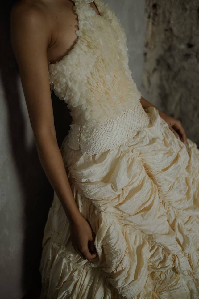 Detalhe de vestido Camila Machado