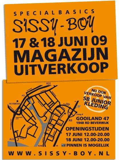 Magazijnuitverkoop Sissy-Boy