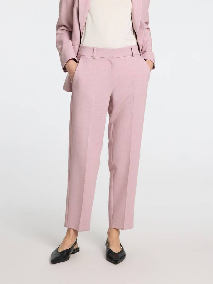 Cropped Tapered Fit Broek | Selected-Femme