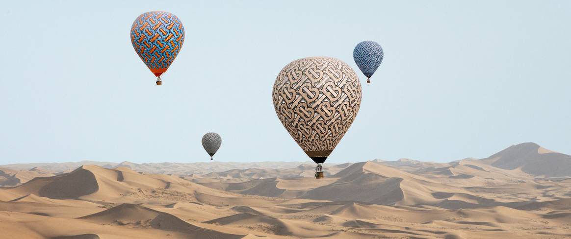 Burberry takes to the sea, sky and desert in latest artist collaboration