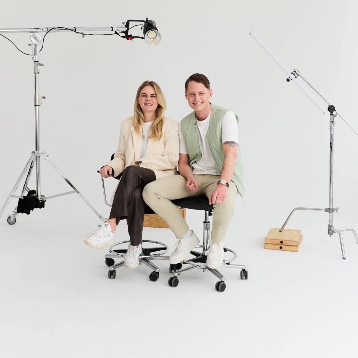 Kasper Brandi Petersen (right) and his co-founder and partner Lotte Vink