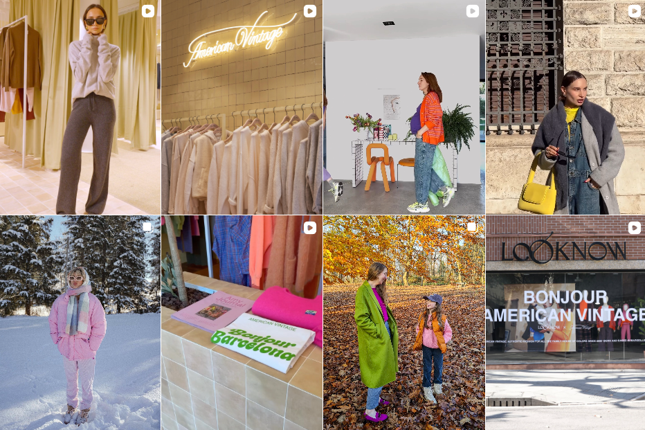 American Vintage Instagram Profile 2023