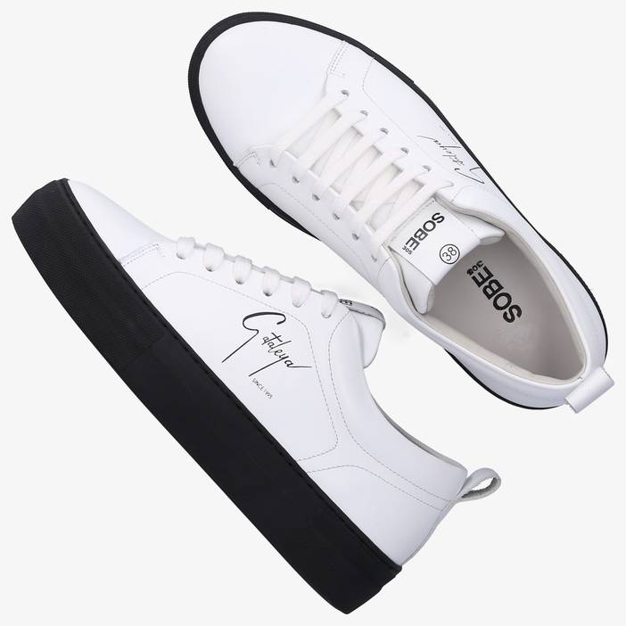 Schuhe Sneaker Weiß CATALEYA SAMRA Kalbsleder | 305 SOBE