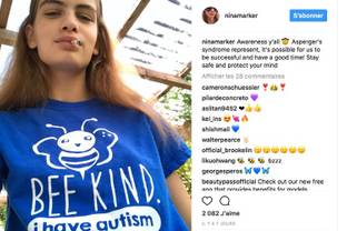 Nina Marker révèle son autisme d’Asperger sur instagram