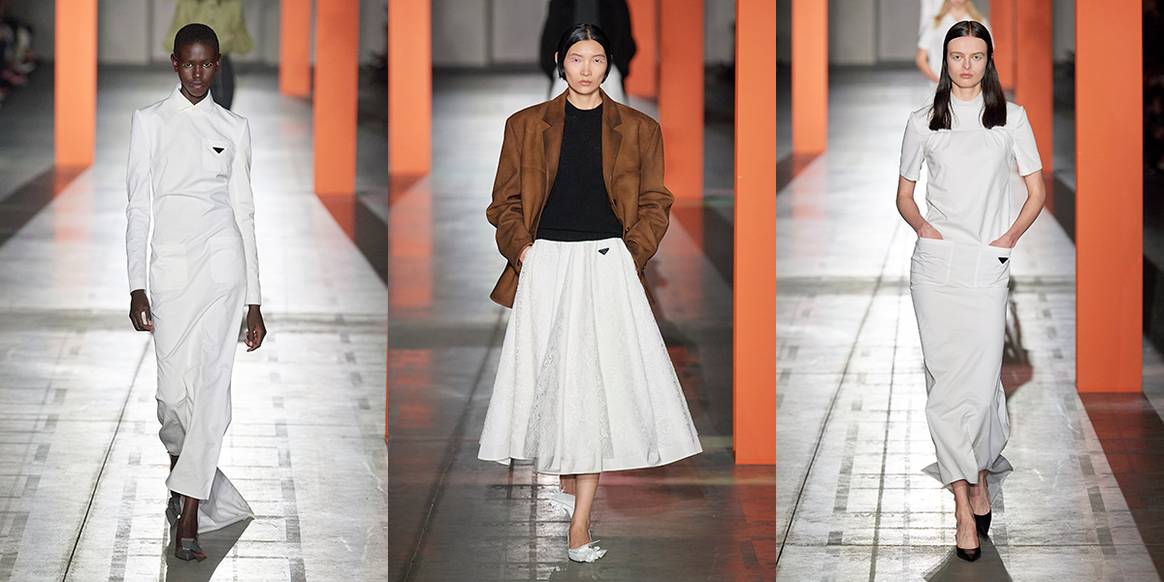 Prada FW23, Credit: Launchmetrics