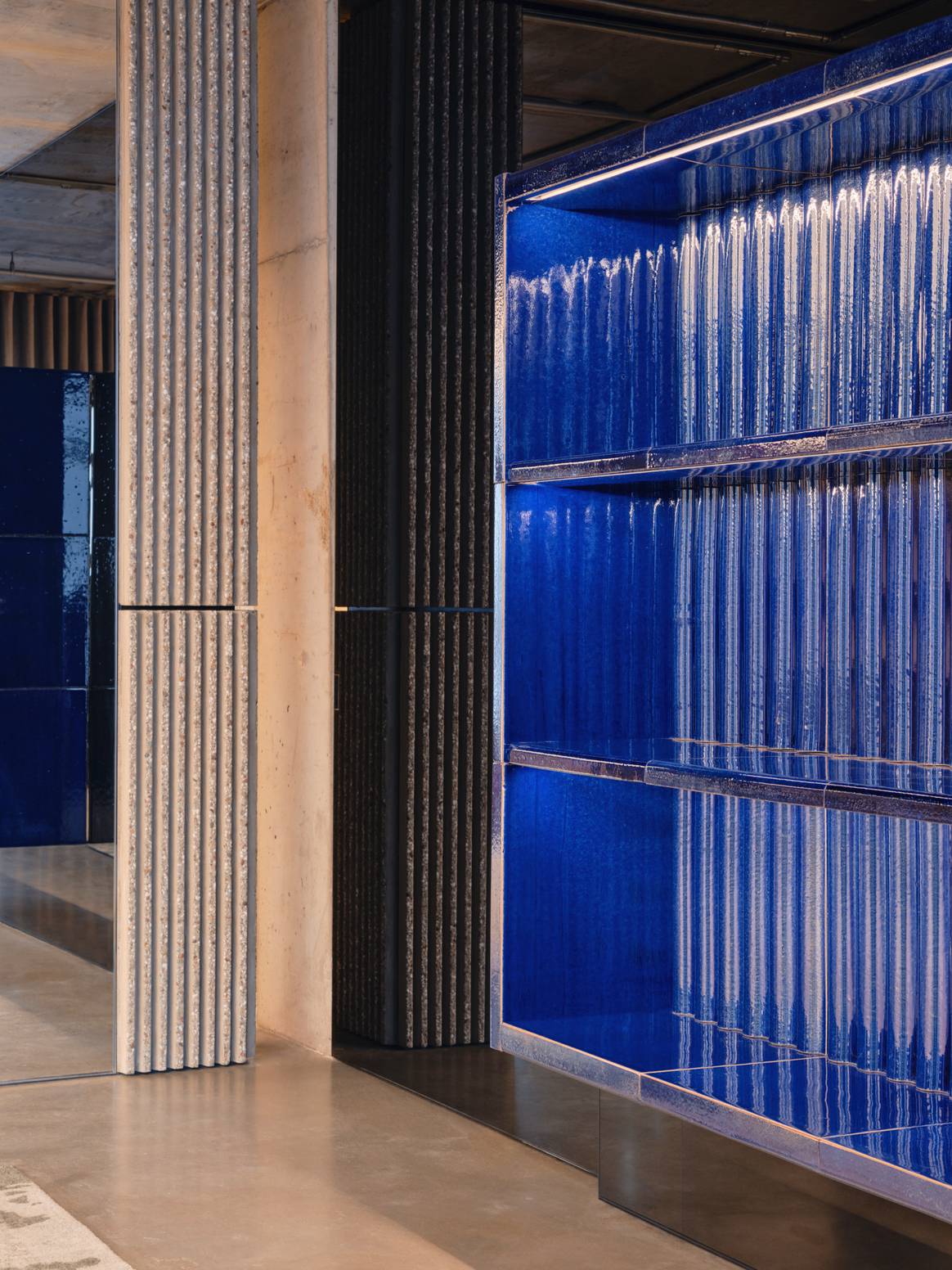 Interior of Saint Laurent's new store in NYC Meatpacking District