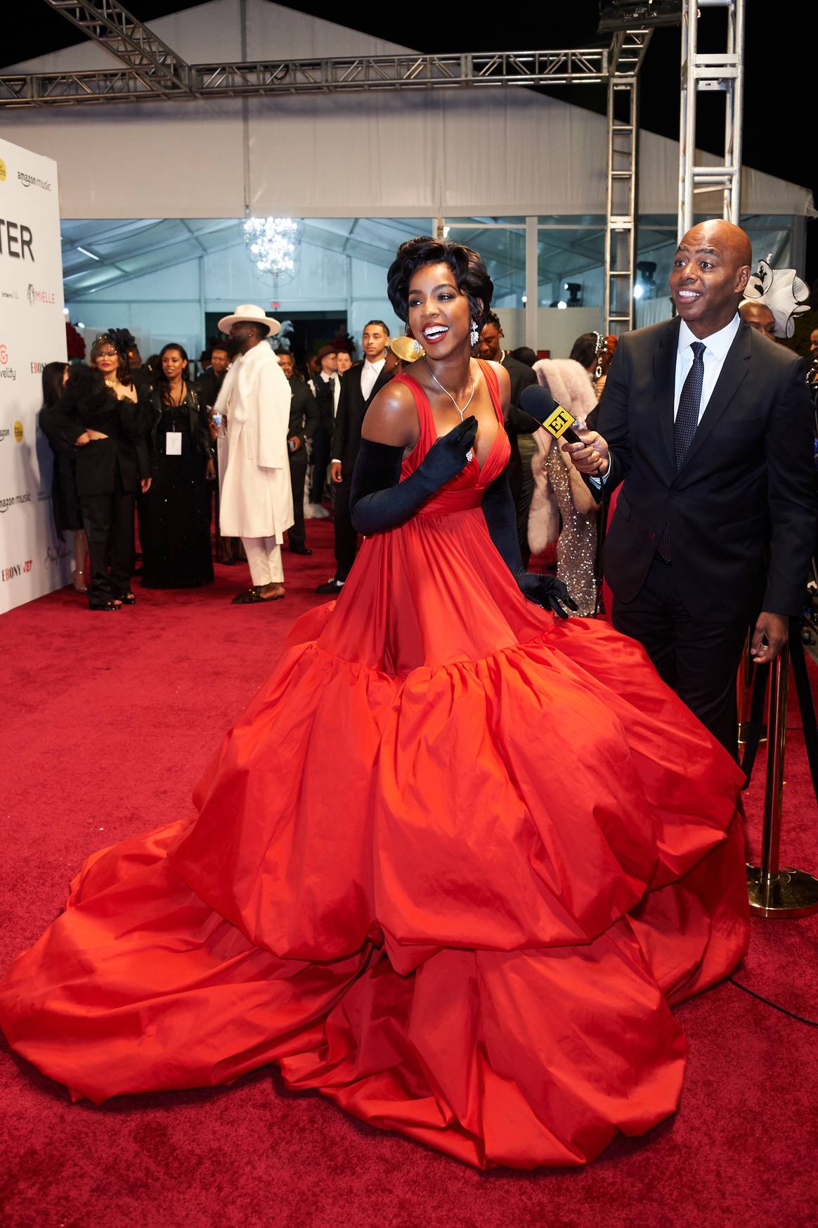 Kelly Rowland attends the 5th annual Wearable Art Gala.
Oct. 22. (Photo: Unique Nicole / Getty Images via AFP)