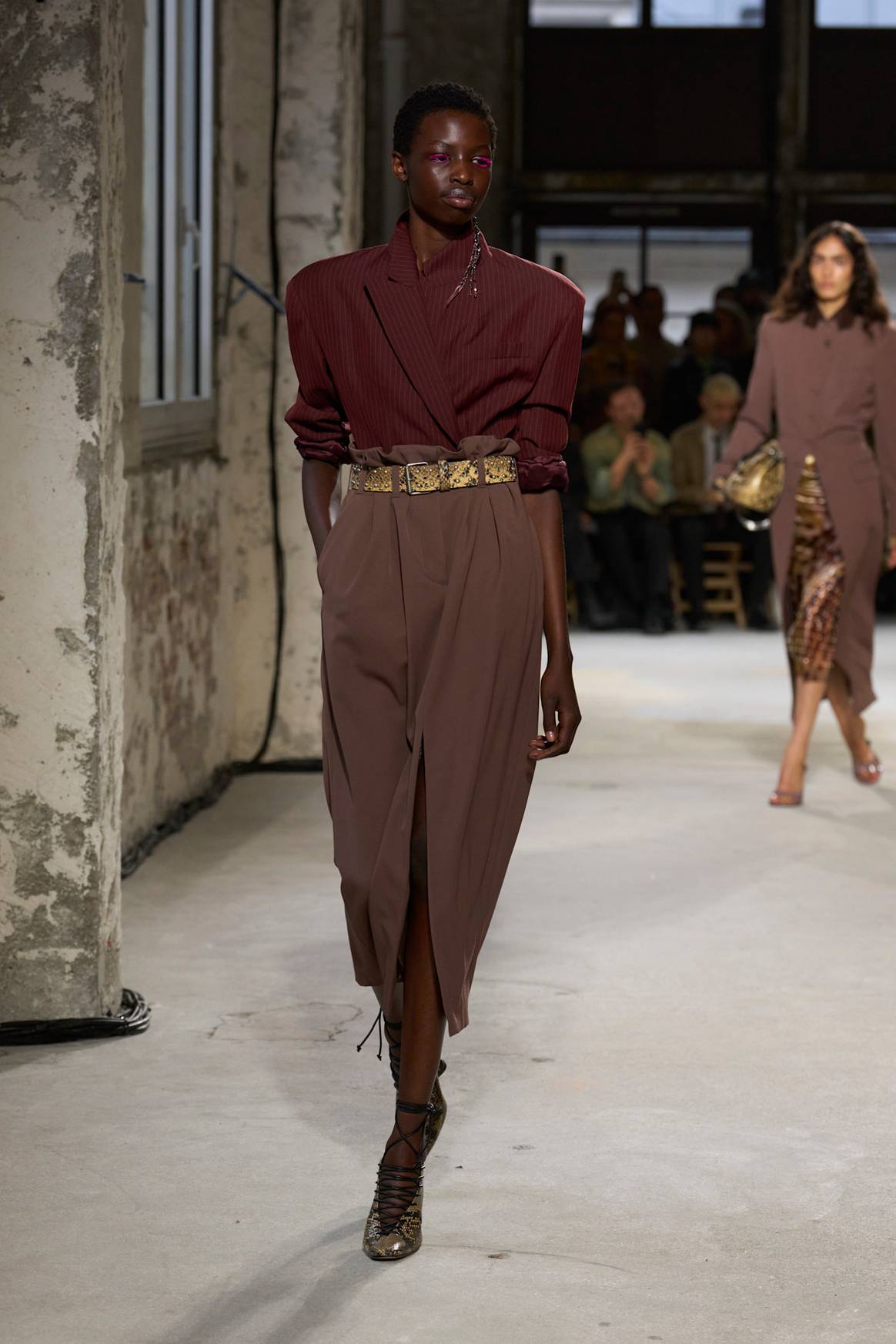 Strong silhouettes at Dries van Noten SS25