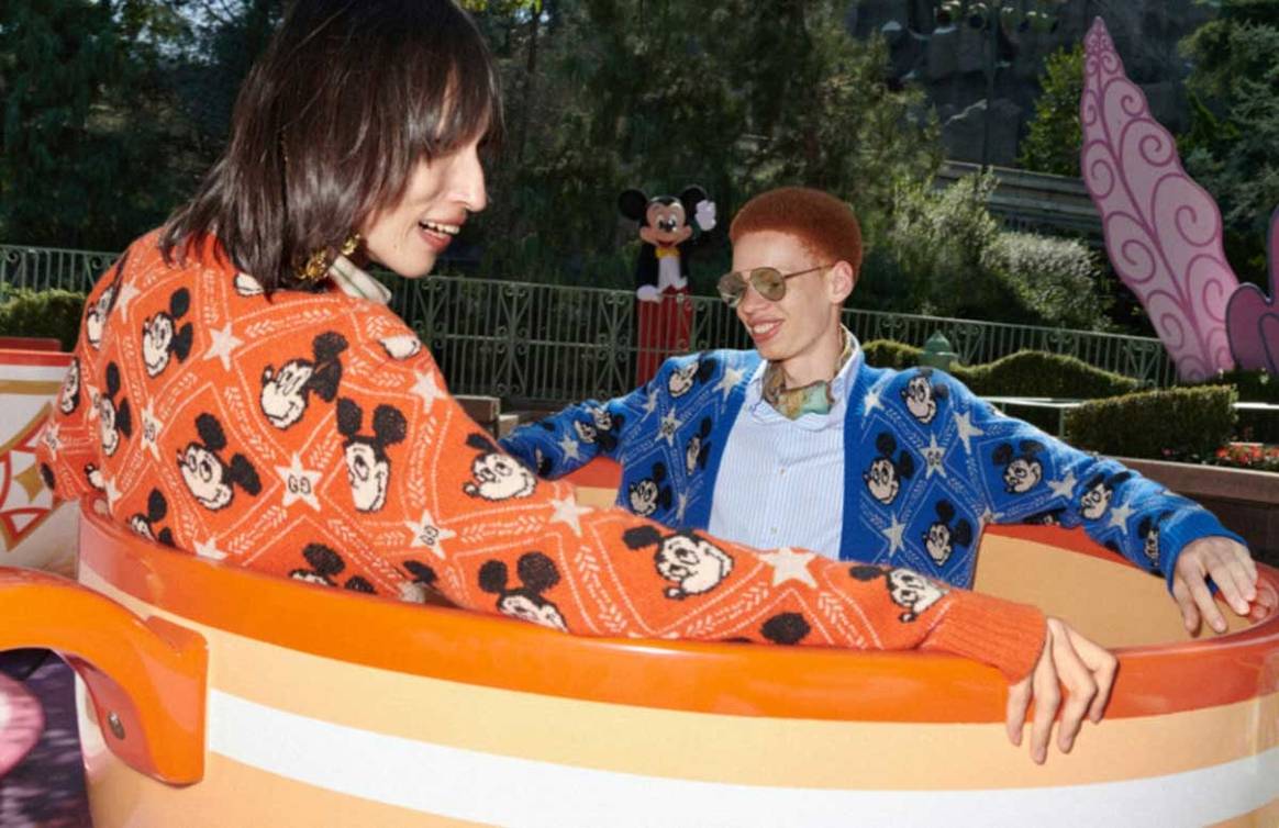 Gucci представил капсульную коллекцию с Микки Маусом