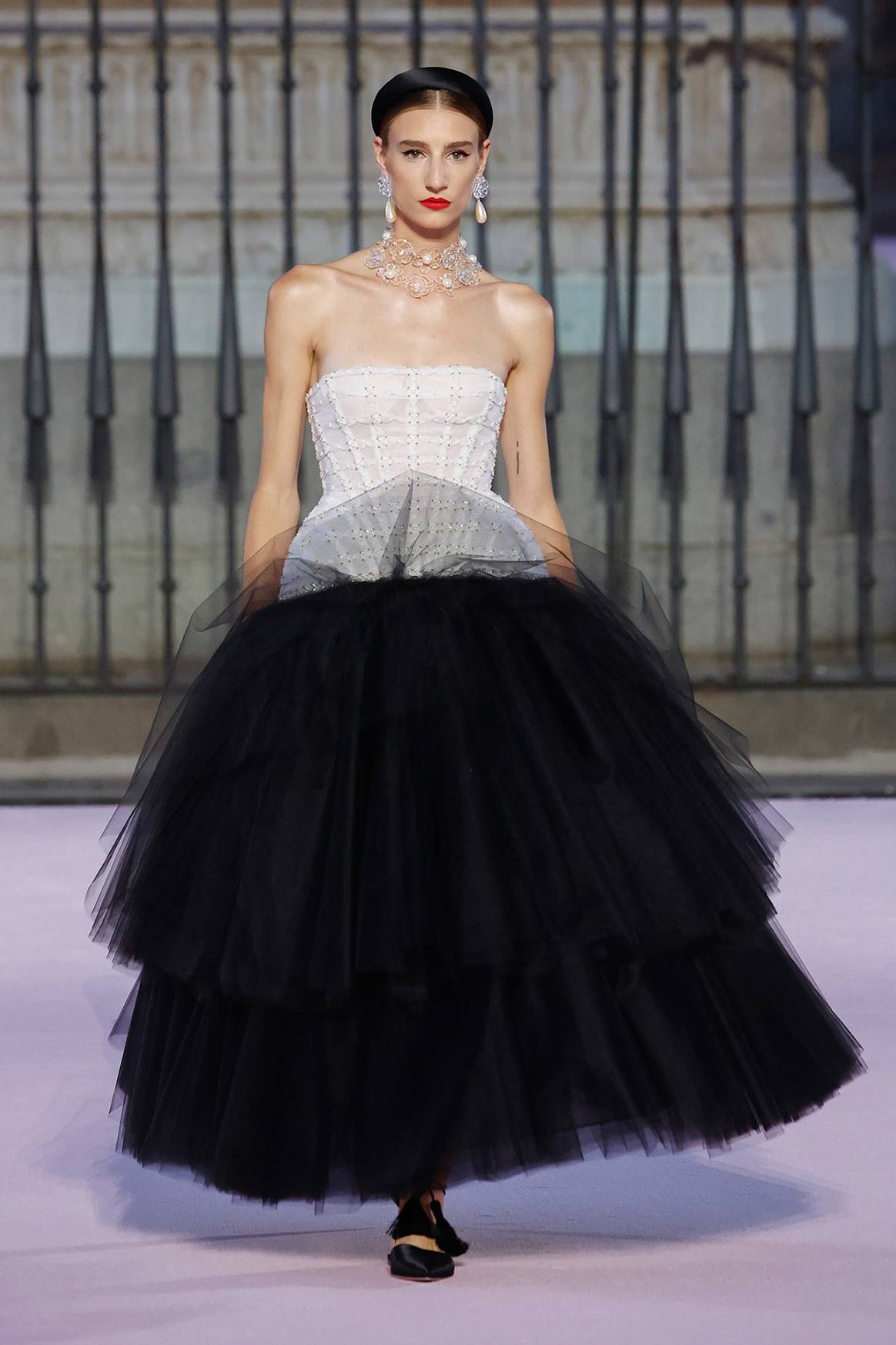 Carolina Herrera, presentación en la Plaza Mayor de Madrid de la colección Primavera/Verano 2026.