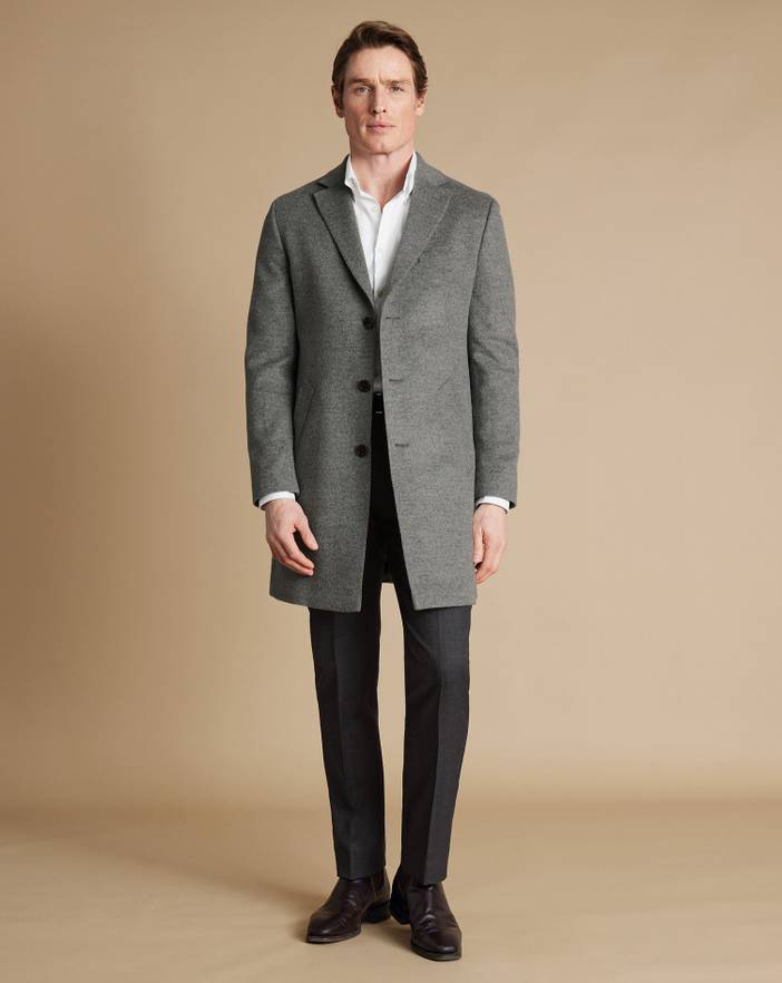 Men's Charles Tyrwhitt Overna coat | Charles Tyrwhitt