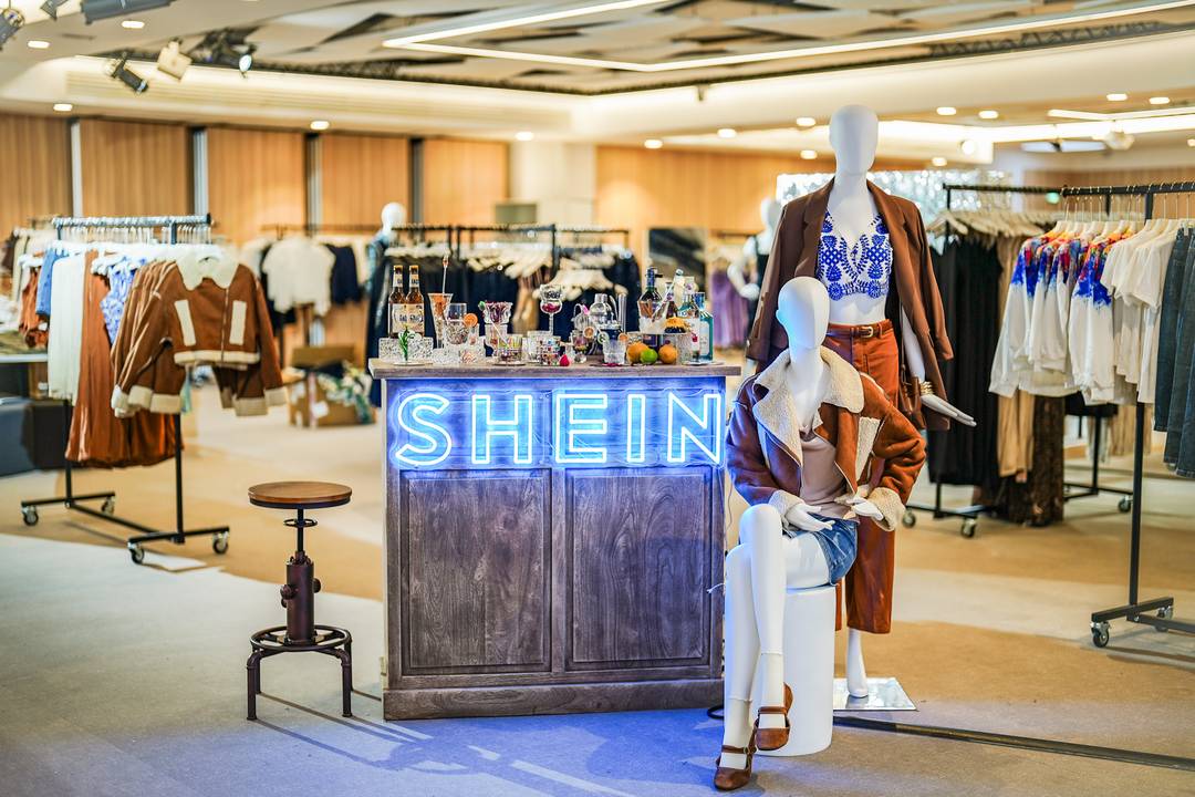 Shein pop-up in Marseille.