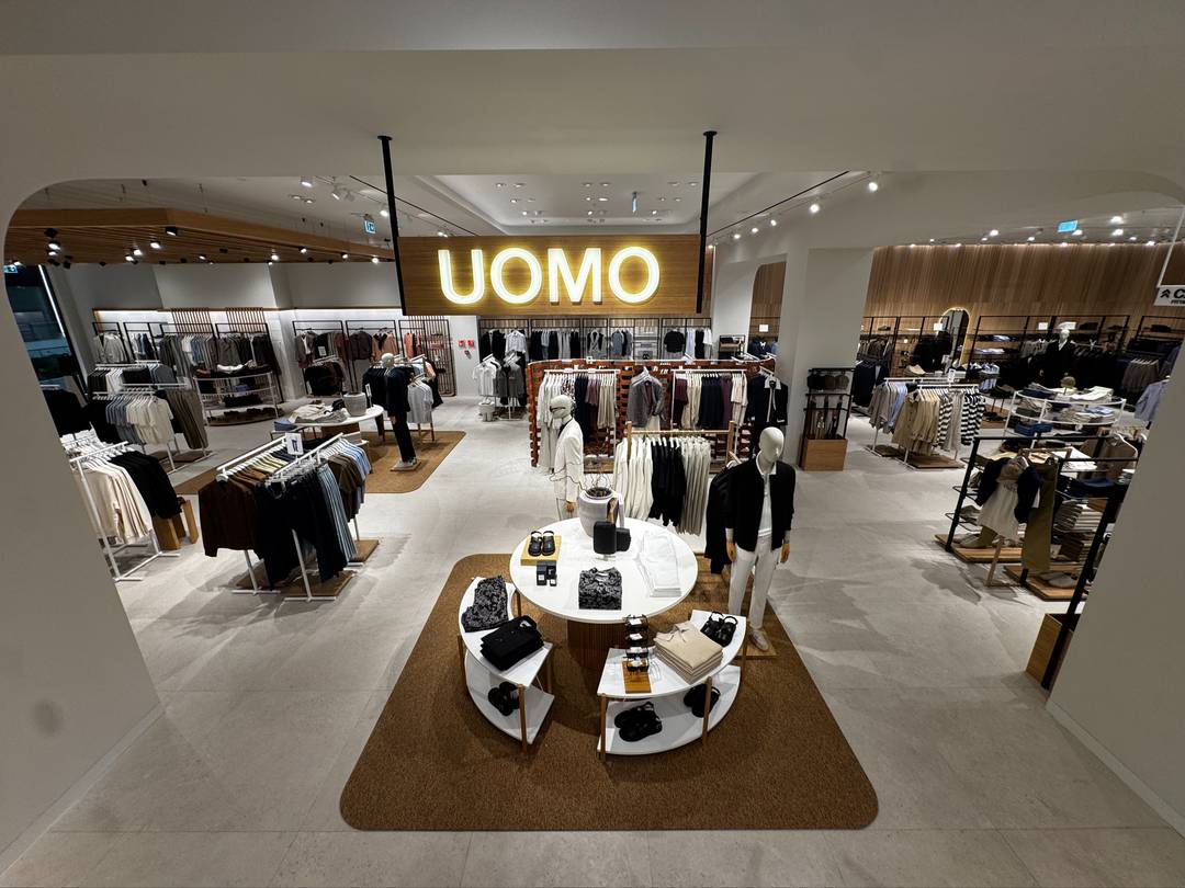 L'interno del negozio di Arese