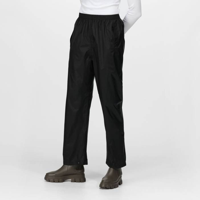 Professional Lightweight Womens Packaway Waterproof Trousers Navy | Regatta