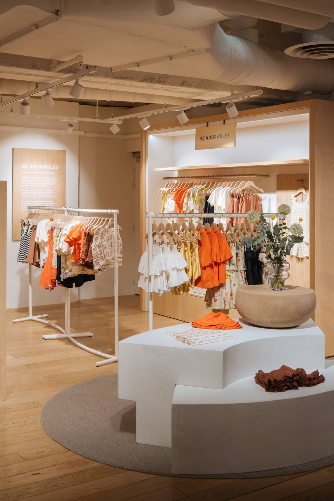 Un espace conçu par les architectes internes d’H&M.