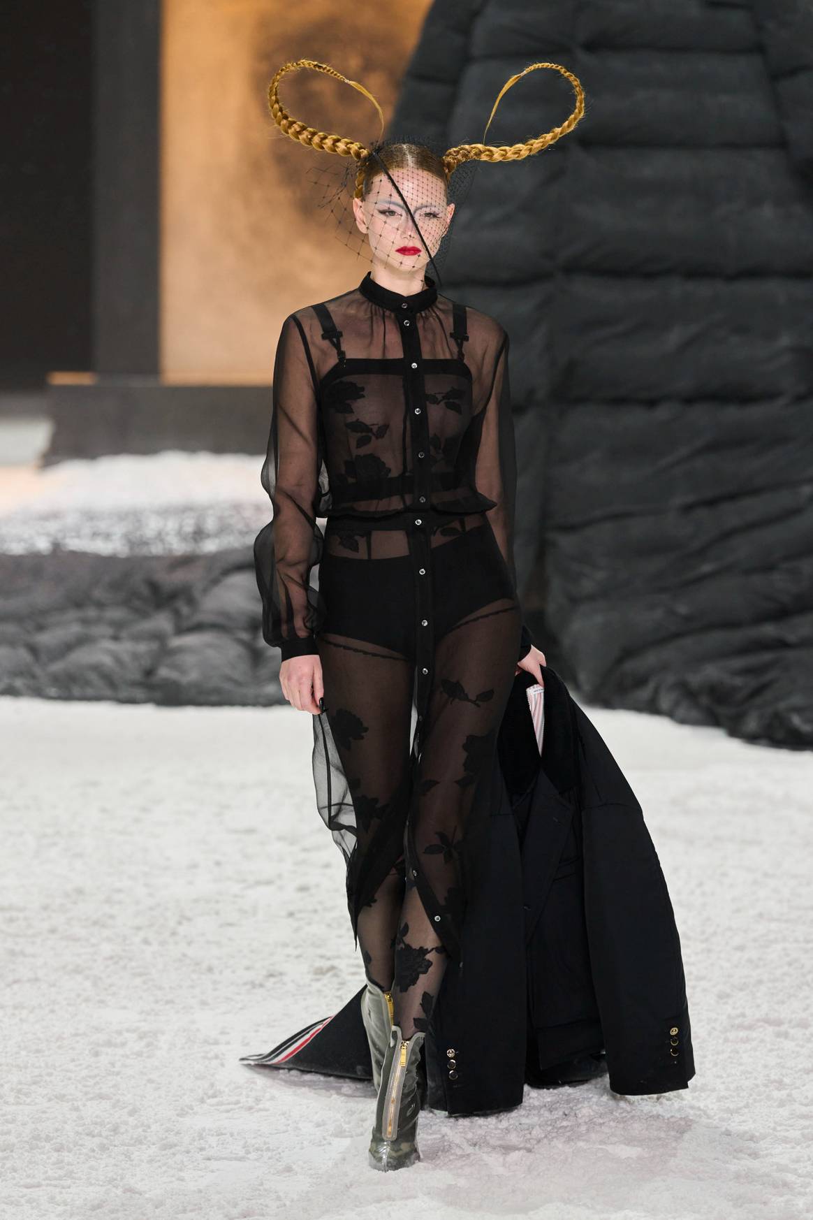 Thom Browne FW24 NYFW show.