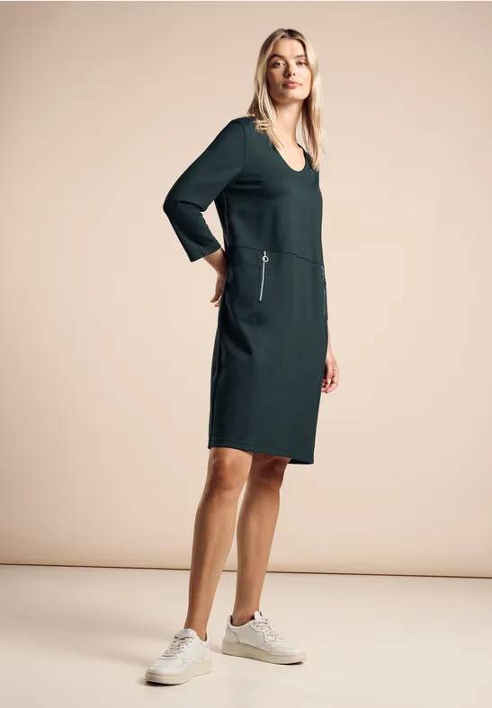 Frauen Sweatkleid in Grün | Street One