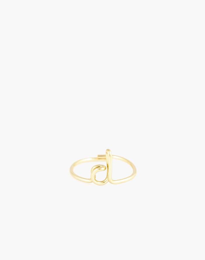 Atelier Paulin™ Poetic Letter Ring | Madewell