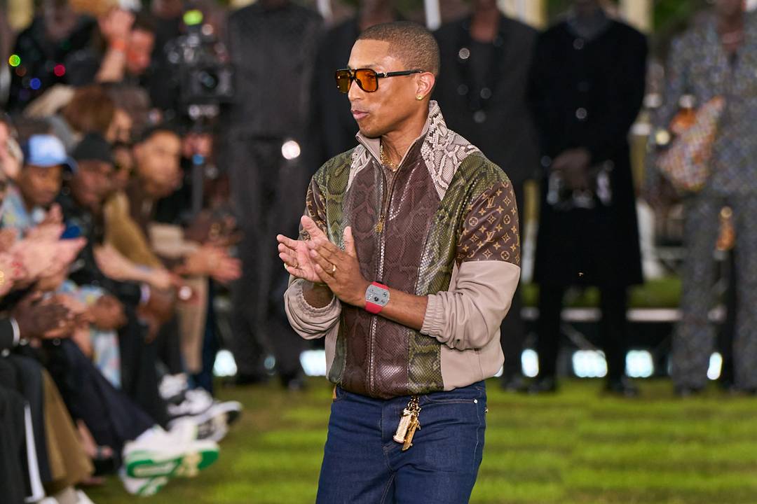 Pharrell Williams, show Louis Vuitton, SS25.