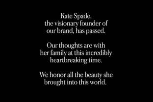 Kate Spade’s legacy: a 2.4 billion dollars fashion empire