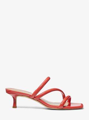 MK Celia Patent Kitten Sandal | Michael Kors