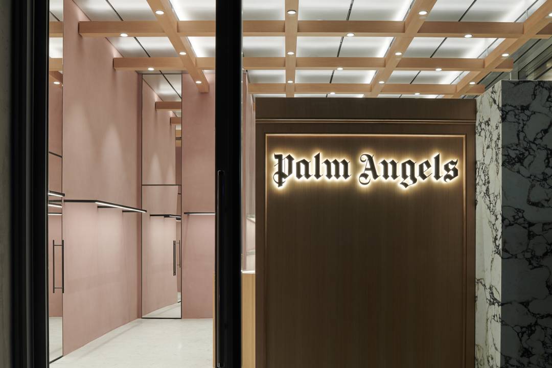 Palm Angels Seoul boutique.