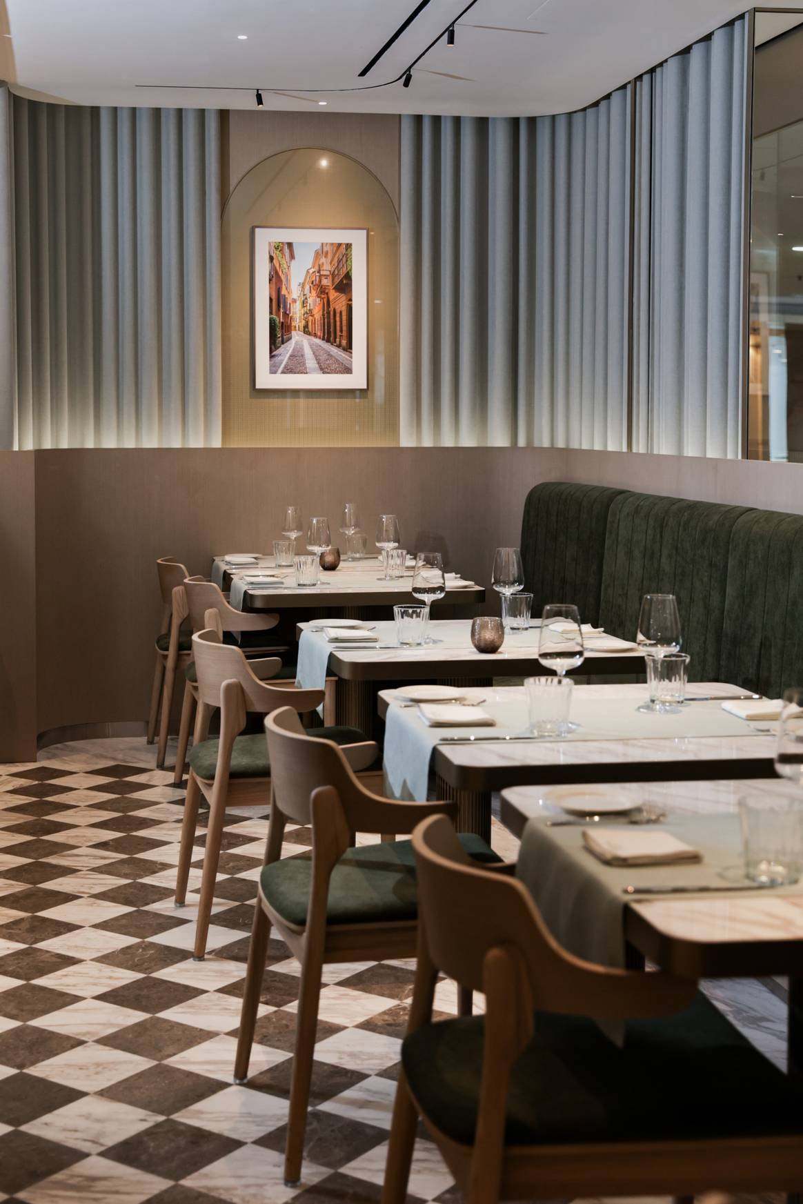 Inside Locanda Canali in Hong Kong