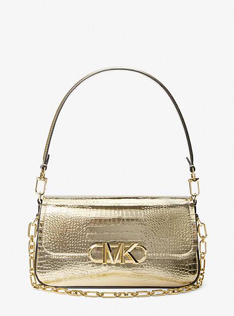 Michael Kors embossed store shoulder bags