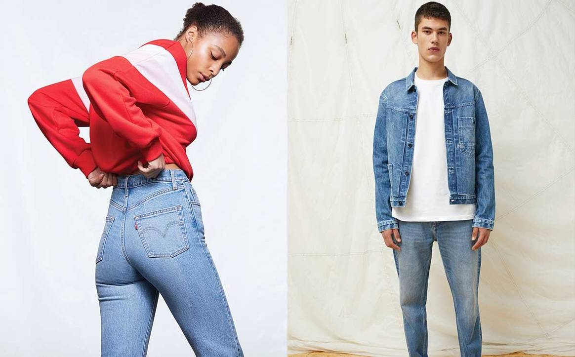 Foto’s: Levi’s FW19 eigendom Levi’s (links) & Denham the Jeanmaker (rechts)