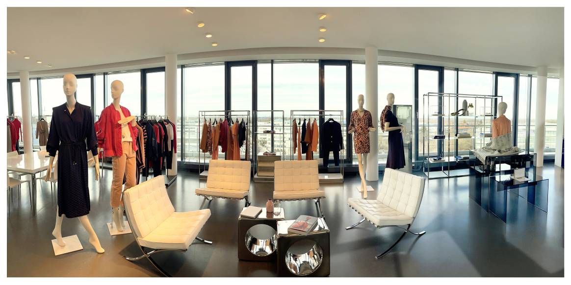 Picture: the new ESCADA showroom in Munich, Germany, courtesy of the brand