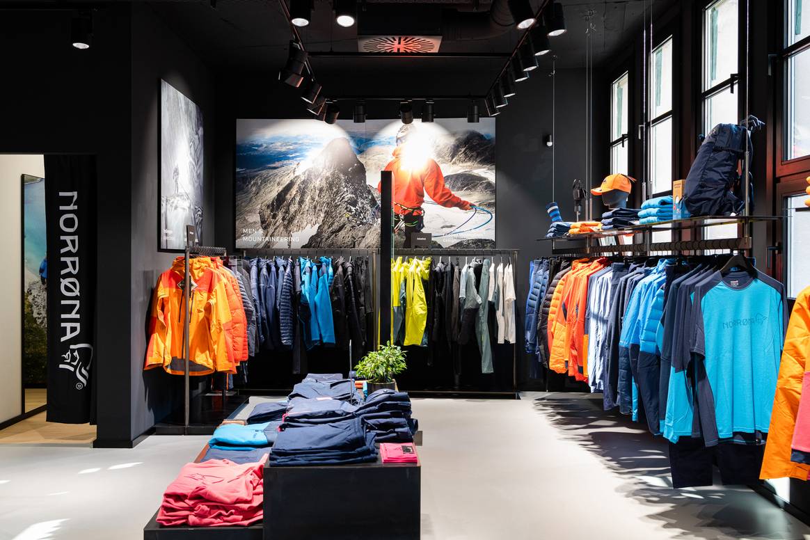 Norrøna Store in München, Foto Hannes Rohrer/Norrøna