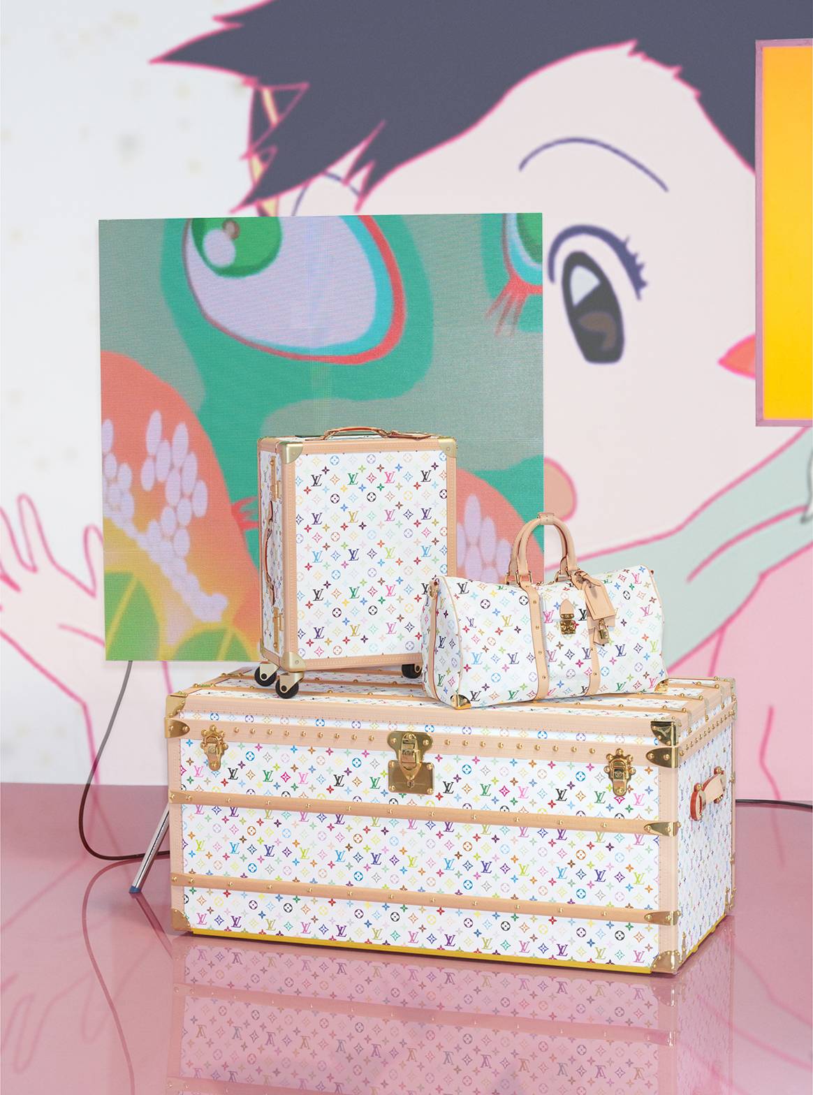 Louis Vuitton x Murakami, imagen de campaña.