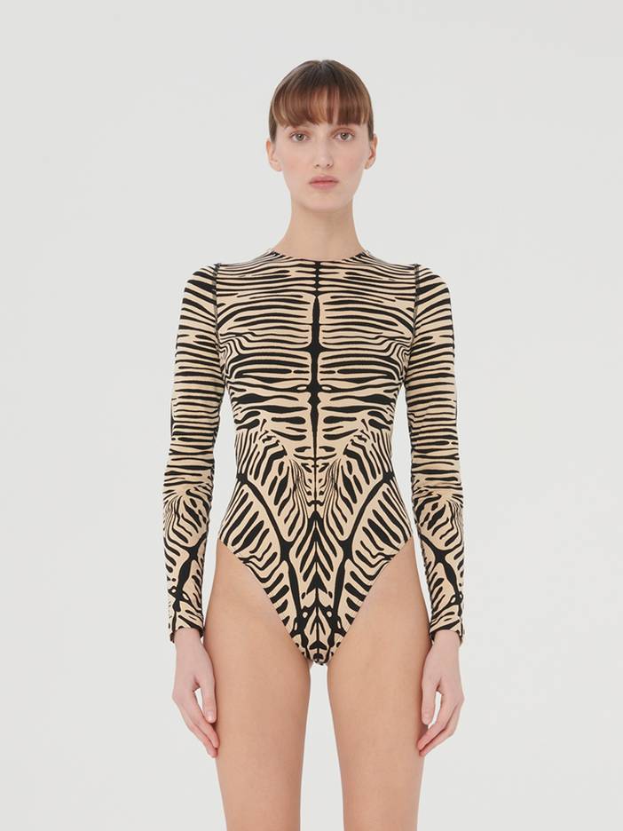Aurora Zebra String Body | Wolford