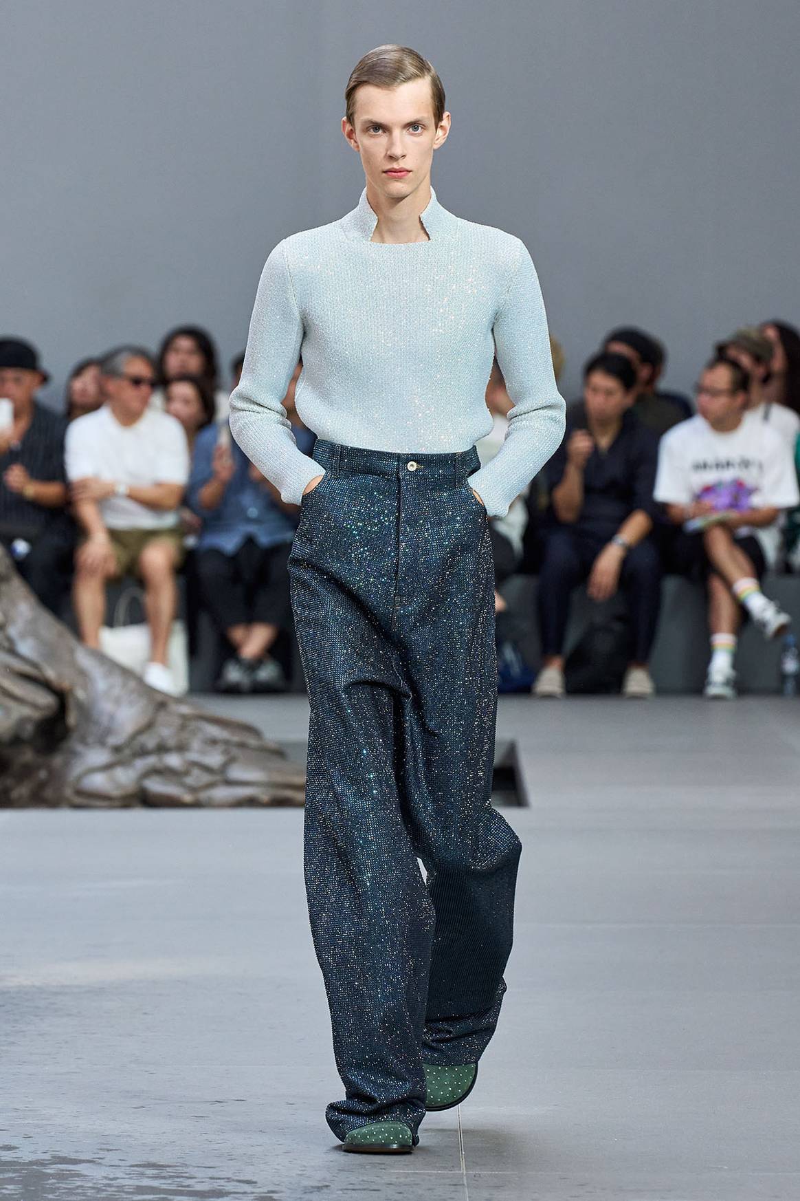 Créditos: Loewe, desfile de presentación de la colección masculina para la temporada de Verano SS24. Fotografía de cortesía.