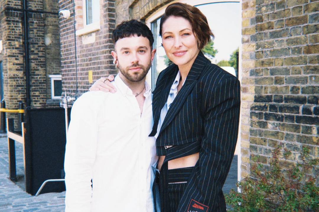 Alejandro Codes with RE/style host and presenter Emma Willis