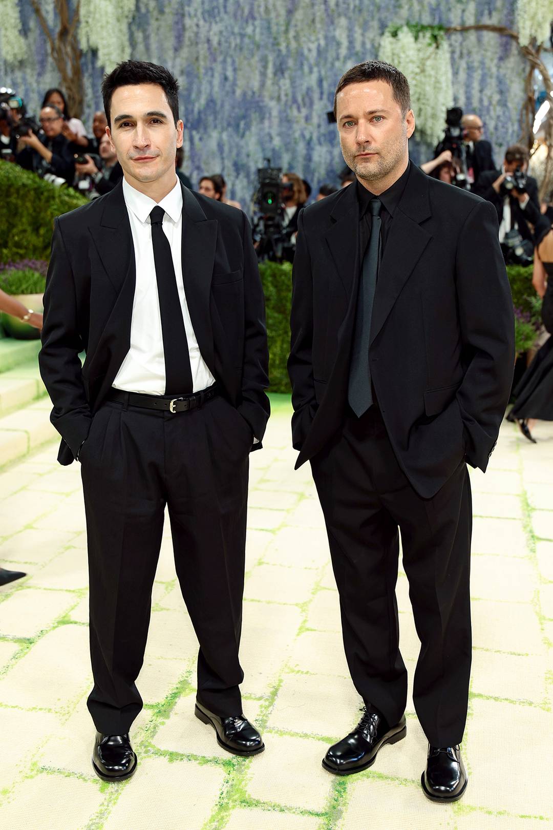 Lazaro Hernandez y Jack McCollough, directores creativos de Loewe, durante la Met Gala de 2026 el de mayo en Nueva York (Estados Unidos).