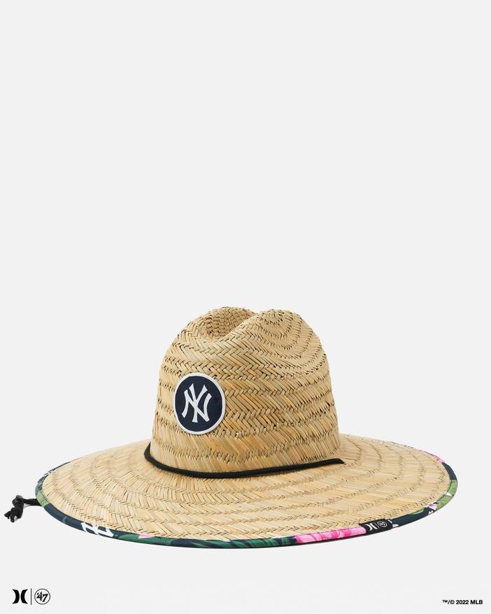 Men's Hurley X 47 New York Yankees Swell Straw Hat | hurley