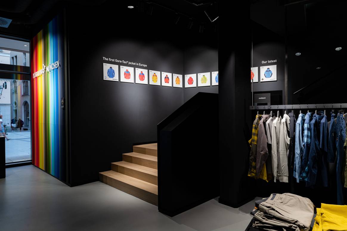 Norrøna Store in München, Foto Hannes Rohrer/Norrøna