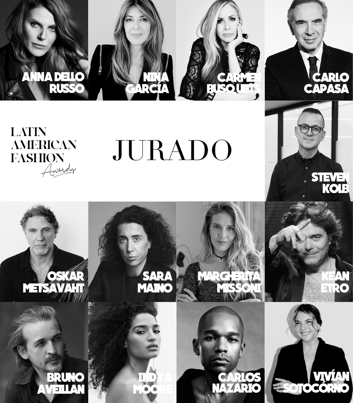 Imagen: Jurado del próximo Latin American Fashion Awards