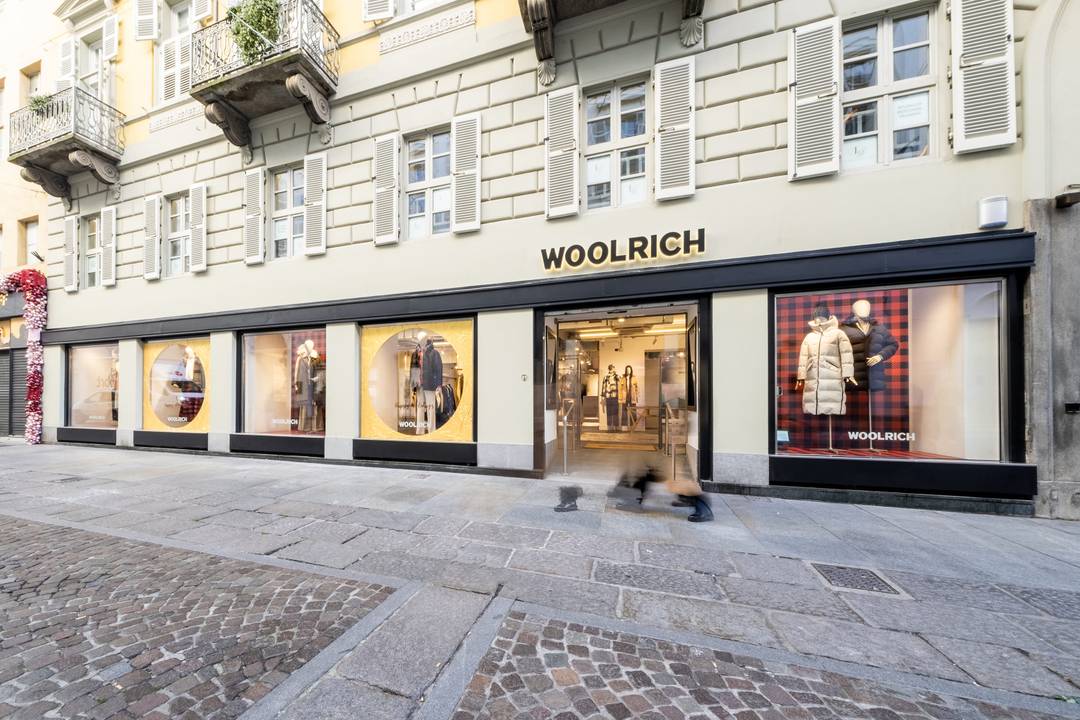 Lo store Woolrich di Torino