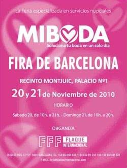 MiBoda 2010, los 20 y 21 de Noviembre en Fira Barcelona