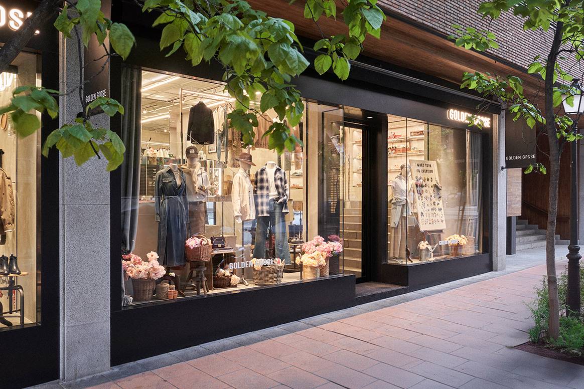 Negozio Golden Goose in Calle de Lagasca 73-75 a Madrid (Spagna).