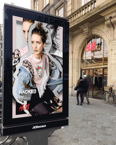 HACKED by__ H&M campaign